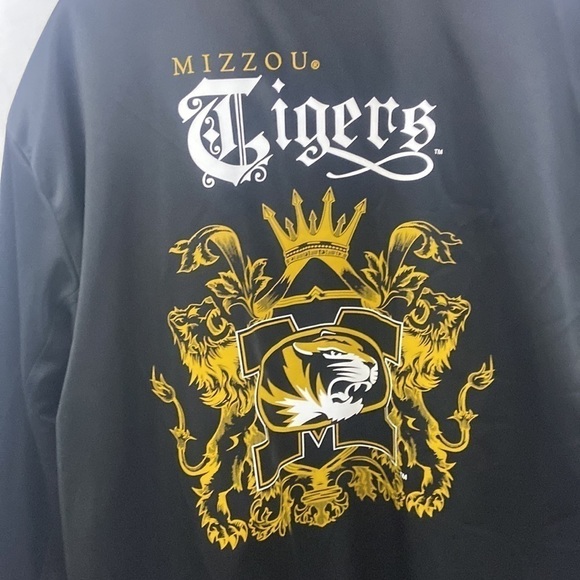Missouri Mizzou Tigers Rare 2XL Reversible Mens Jacket Zipper Broke - Picture 14 of 16